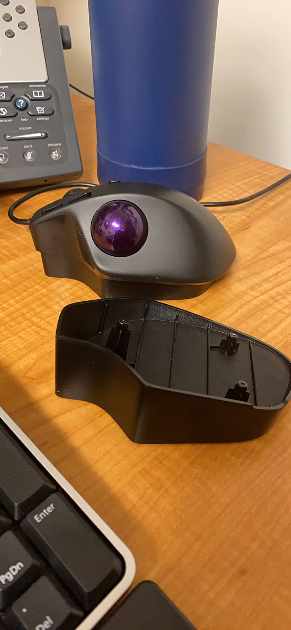 Perixx PERIMICE-520 Wired USB Ergonomic Programmable Trackball Mouse, Adjustable Angle, 8 Button Design, Black (PM-520-11447) customer photo 1