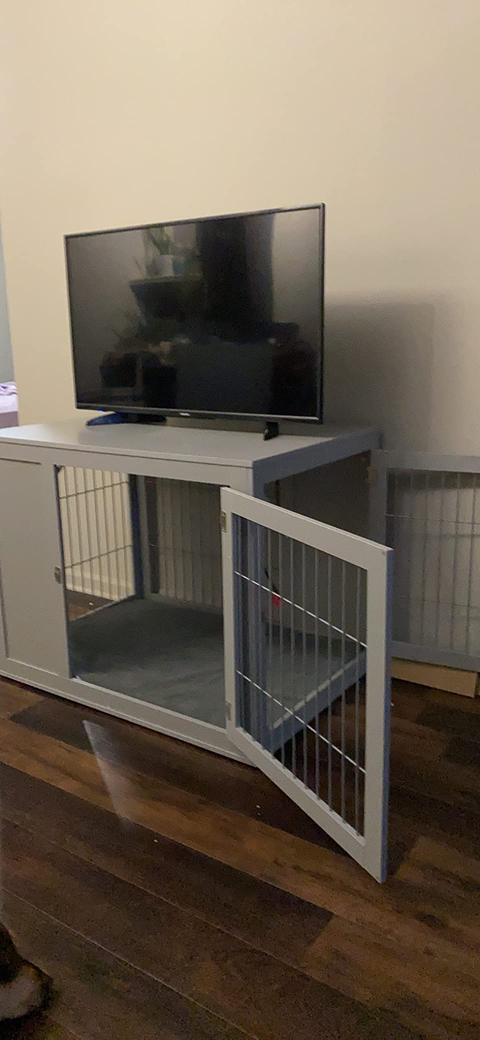 unipaws 36 Inch Furniture Style Dog Crate with Cushion for Medium Dogs customer photo 1