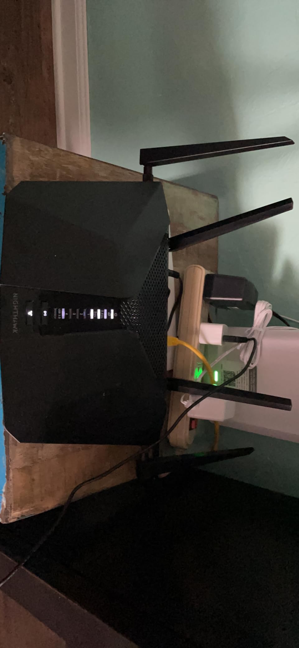 NETGEAR Nighthawk WiFi 6 Router (RAX43) - Security Features, 5-Stream Dual-Band Gigabit Router, AX4200 Wireless Speed (Up to 4.2 Gbps), Covers up to 2,500 sq.ft. and 25 Devices customer photo 1