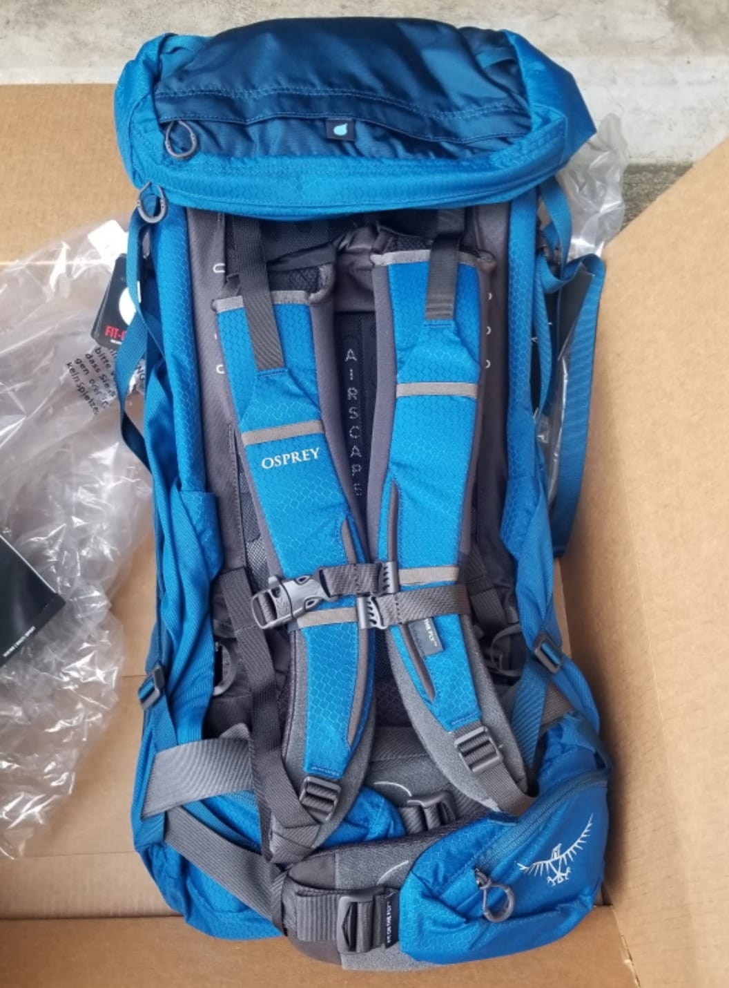 Osprey Aether 65L Men's Backpacking Backpack, Black L-XL customer photo 2