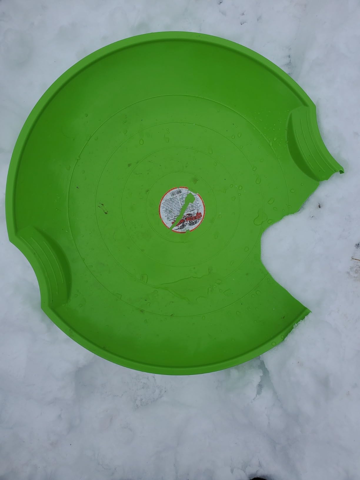 Flexible Flyer 26” Flying Saucer Sled Multipack - Plastic Snow Sleds with Hand Grips, Heavy Duty Snow Discs for Kids, Adults, Schools, Camps & Daycares customer photo 1