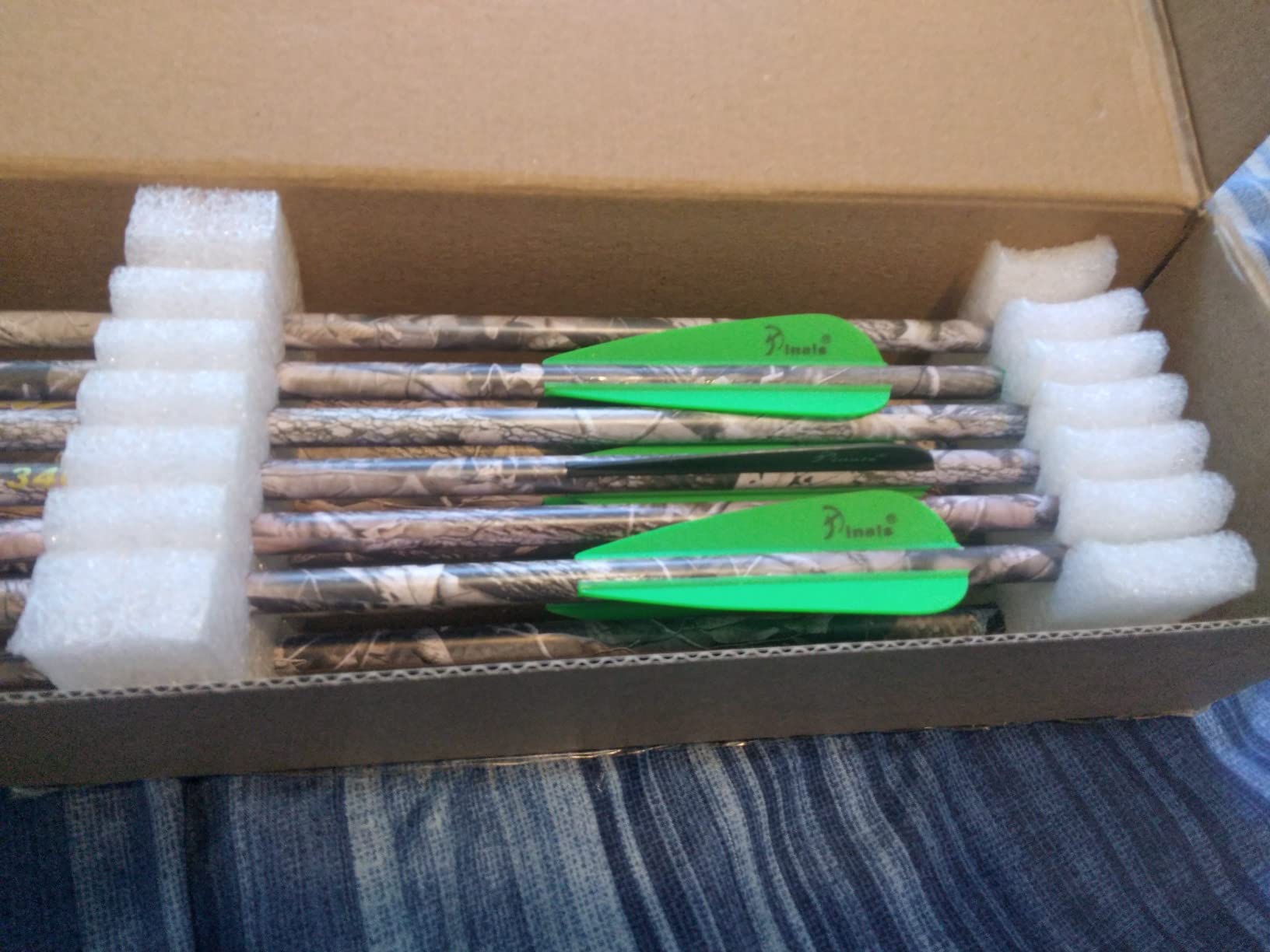 Archery 28 30 Inch 300 340 350 400 Spine Carbon Hunting Arrows customer photo 1