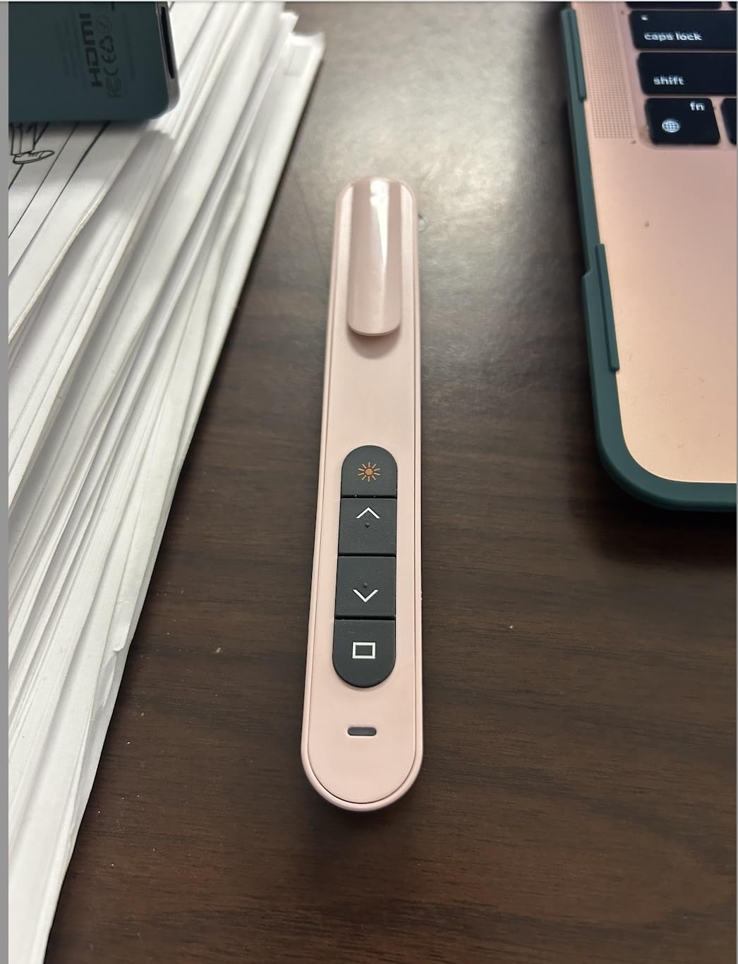 QUI Presentation Clicker with Volume Control, Wireless Presenter Remote customer photo 1