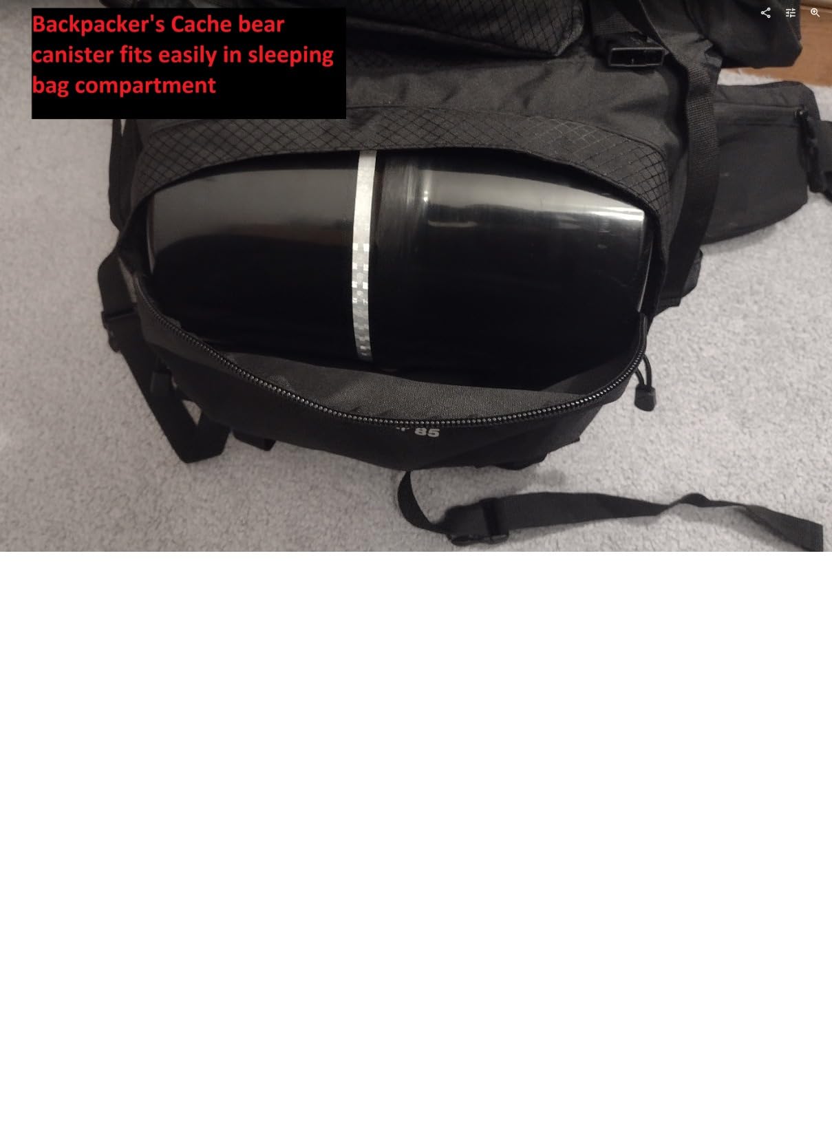 Teton 75L Explorer Internal Frame Backpack for Hiking, Camping, Backpacking, Rain Cover Included, Olive customer photo 2