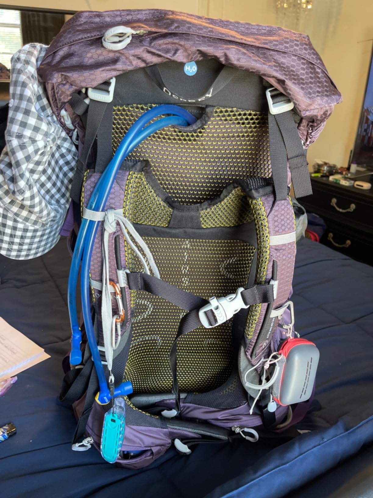 Osprey Aura AG 65L Women's Backpacking Backpack, Red WM-L customer photo 1