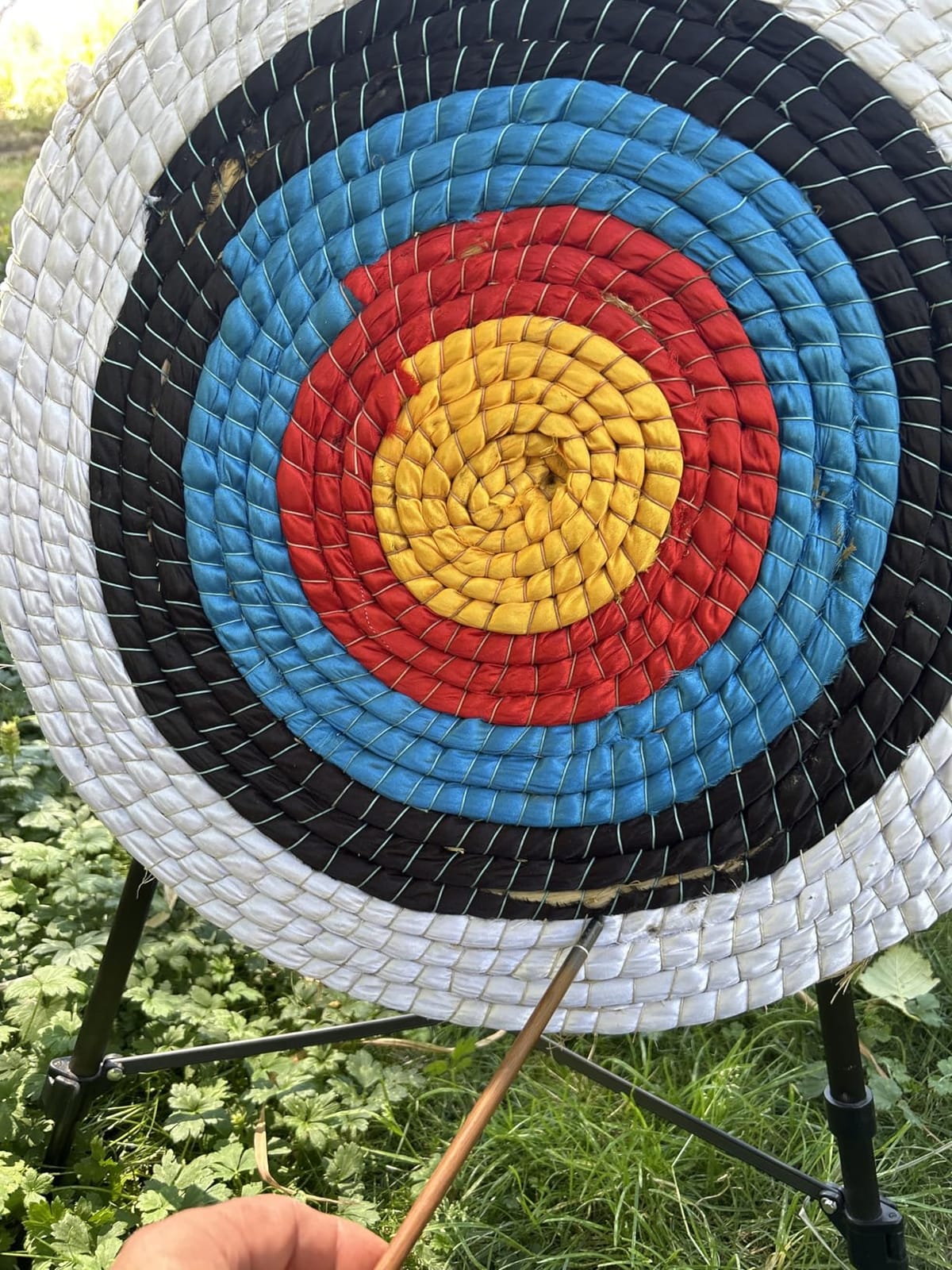 Archery Target - Backyard Straw Archery Target for Recurve Compound or Longbow - 20 Inch Traditional Bow Arrow Target for Kids Youth Adult Archery Hunting Practice customer photo 2