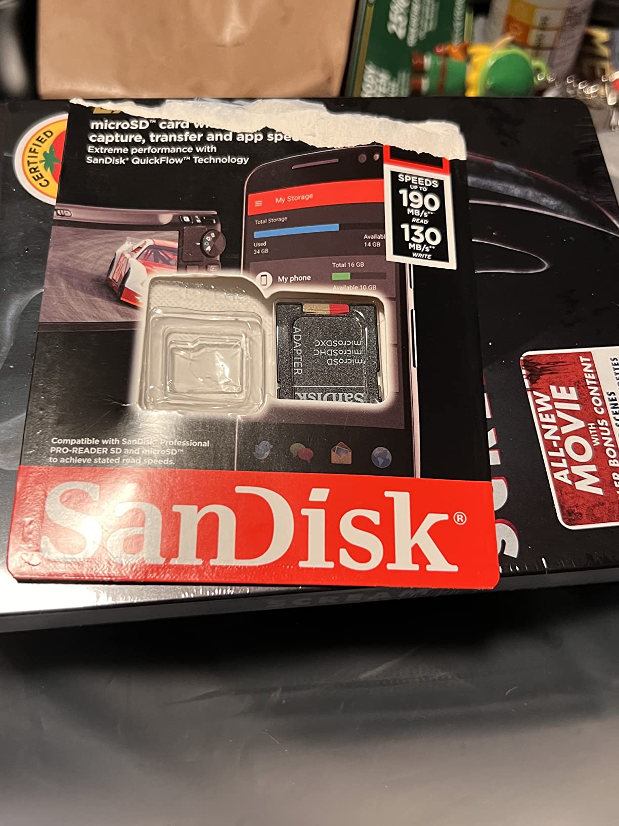 SANDISK 256GB Extreme microSD Card + Adapter, Up to 190MB/s Read Speeds customer photo 2