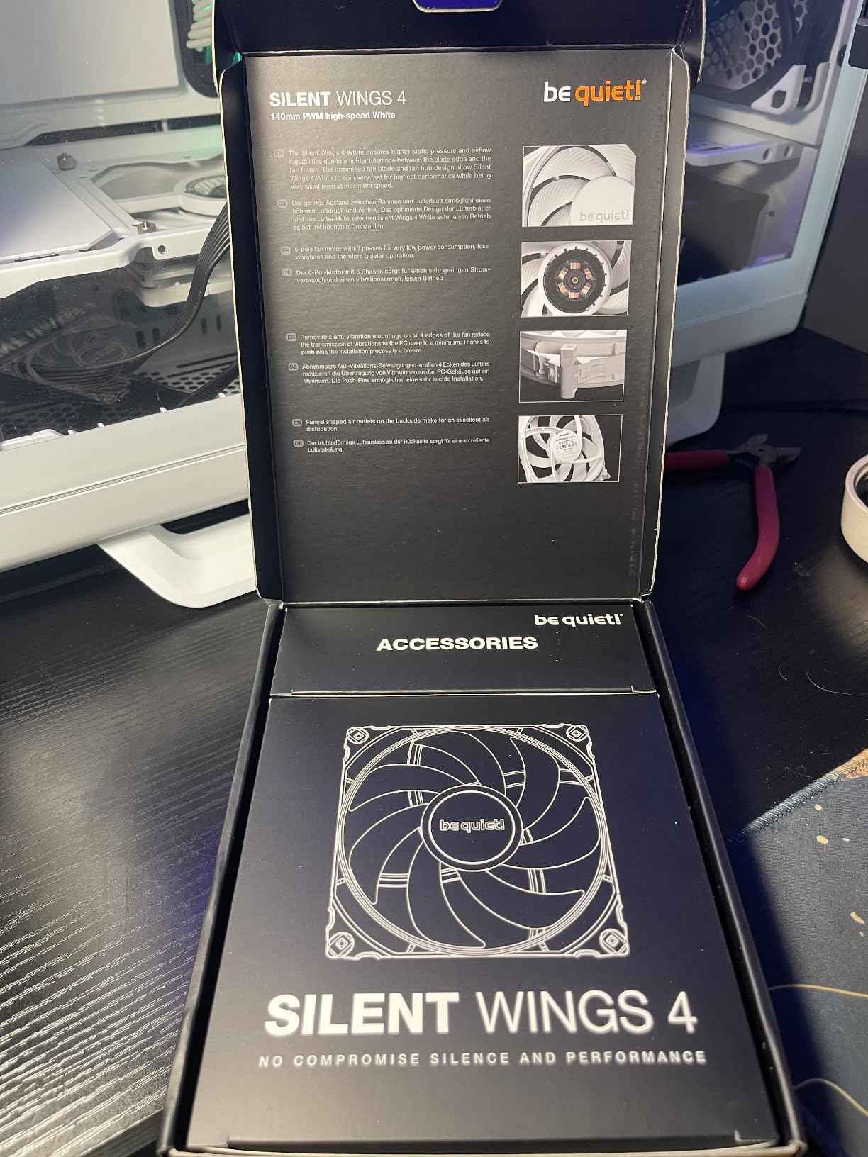 be quiet! Silent Wings 4 140mm PWM FDB High-Speed Gaming PC Case Fan, Black customer photo 2