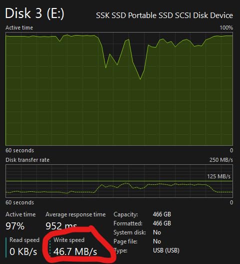 SSK Portable SSD 500GB External Solid State Hard Drive USB C Up to 1050MB/s customer photo 2