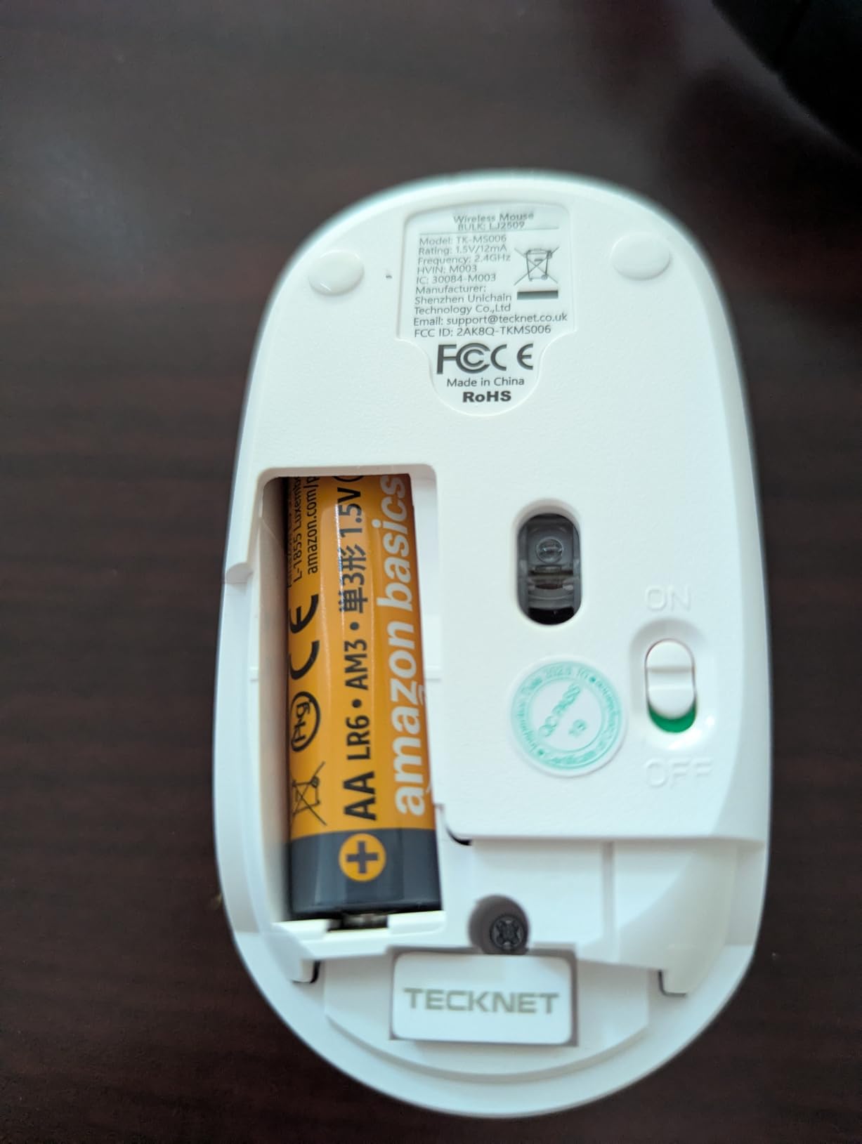 TECKNET Compact Ambidextrous Wireless Mouse for Laptop Mint Green customer photo 1