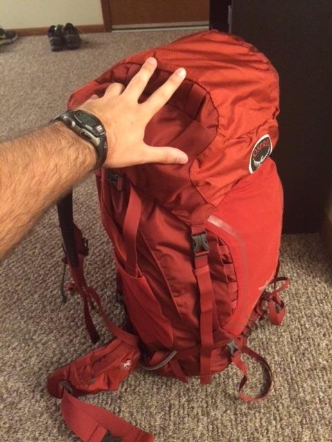 Osprey Kestrel 48L Men's Backpacking Backpack, Black L-XL customer photo 2