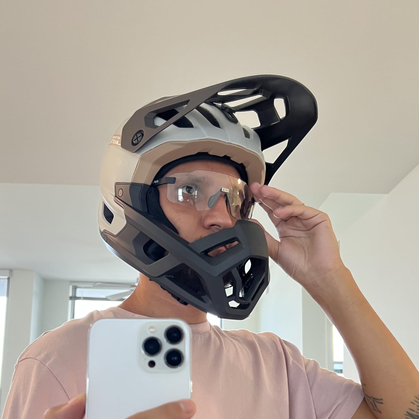 OutdoorMaster Full Face Mountain Bike Helmet, Lightweight for BMX/DH customer photo 1