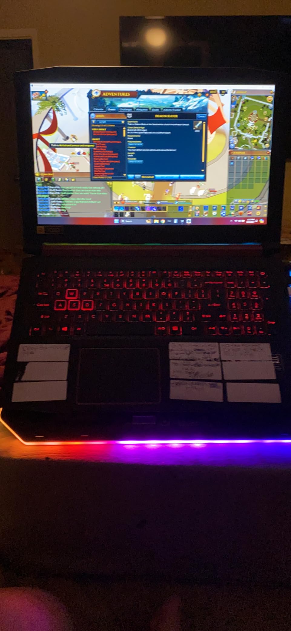 Gaming Laptop Cooler with 13 Ultra Quiet Fans, LCD Screen and Multi Color RGB - 10 Lighting Modes, 9 Adjustable Heights, Dual USB Ports, Built in Phone Holder for 15 to 21 Inch Laptops on Desk or Lap customer photo 2