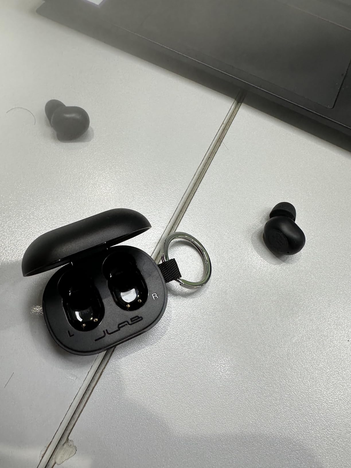 JLab JBuds Mini True Wireless Earbuds, Bluetooth Multipoint, Sage customer photo 1