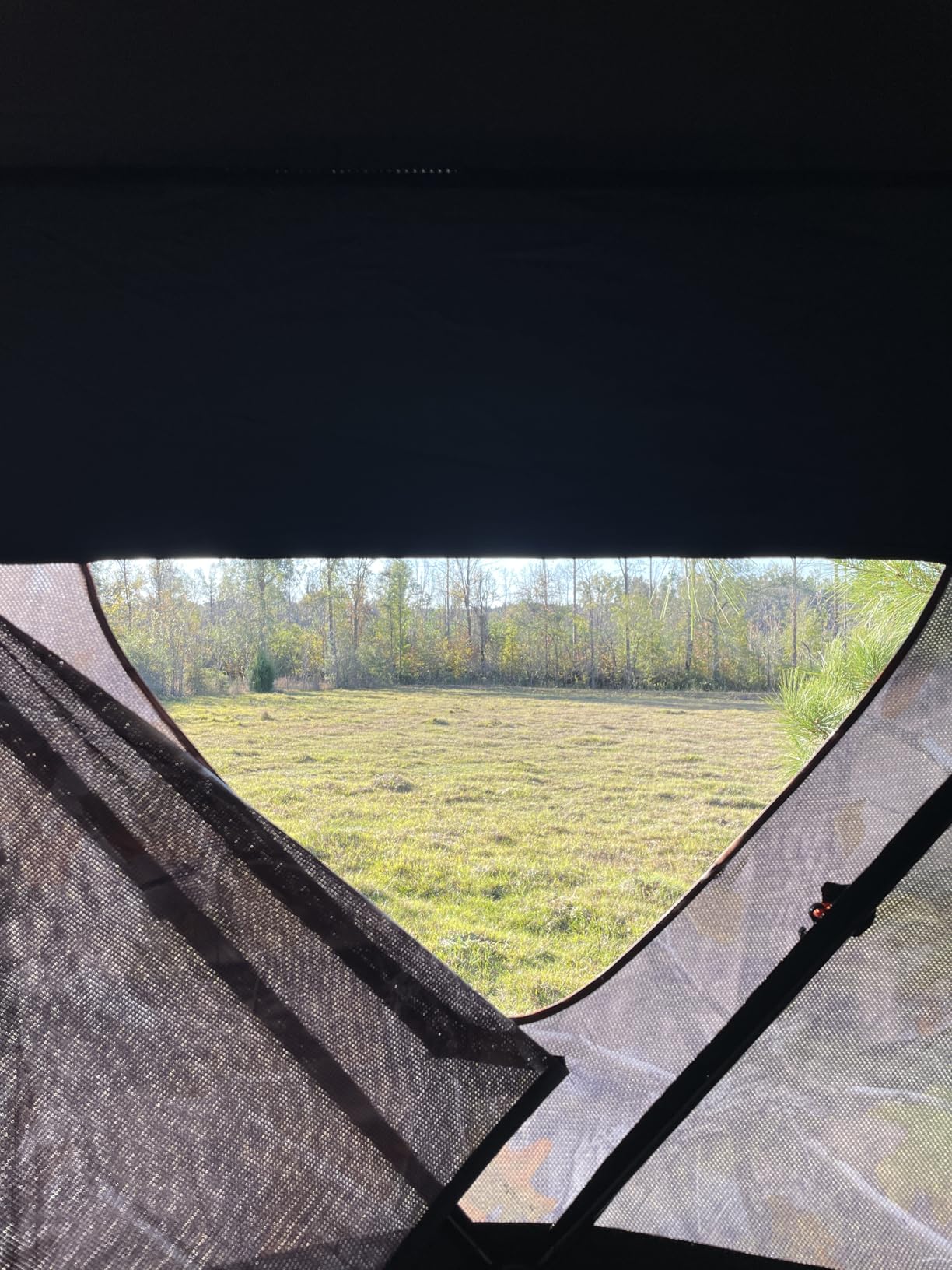VENATIC 6 Foot Tripod Hunting Tower Blind, 2 Person Stand Elevated, 4'x4' Hunting Gear Equipment Accessories for Deer Hunting customer photo 1