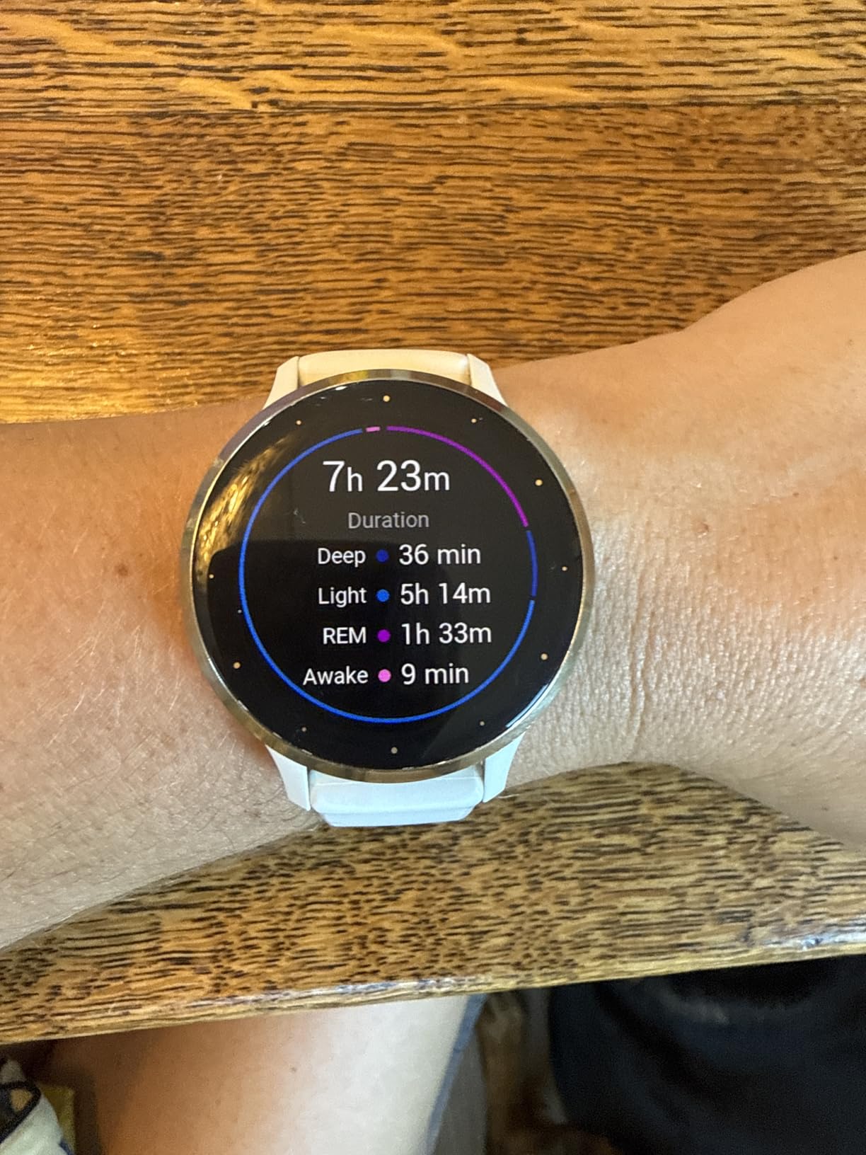 Garmin Venu 3S, Running GPS Smartwatch, AMOLED Display, Advanced Health & Fitness, Up to 10 Days Battery, Silver with Sage Gray Silicone Band - Bundle w/Deco Essentials 26-Month CPS Plan customer photo 2