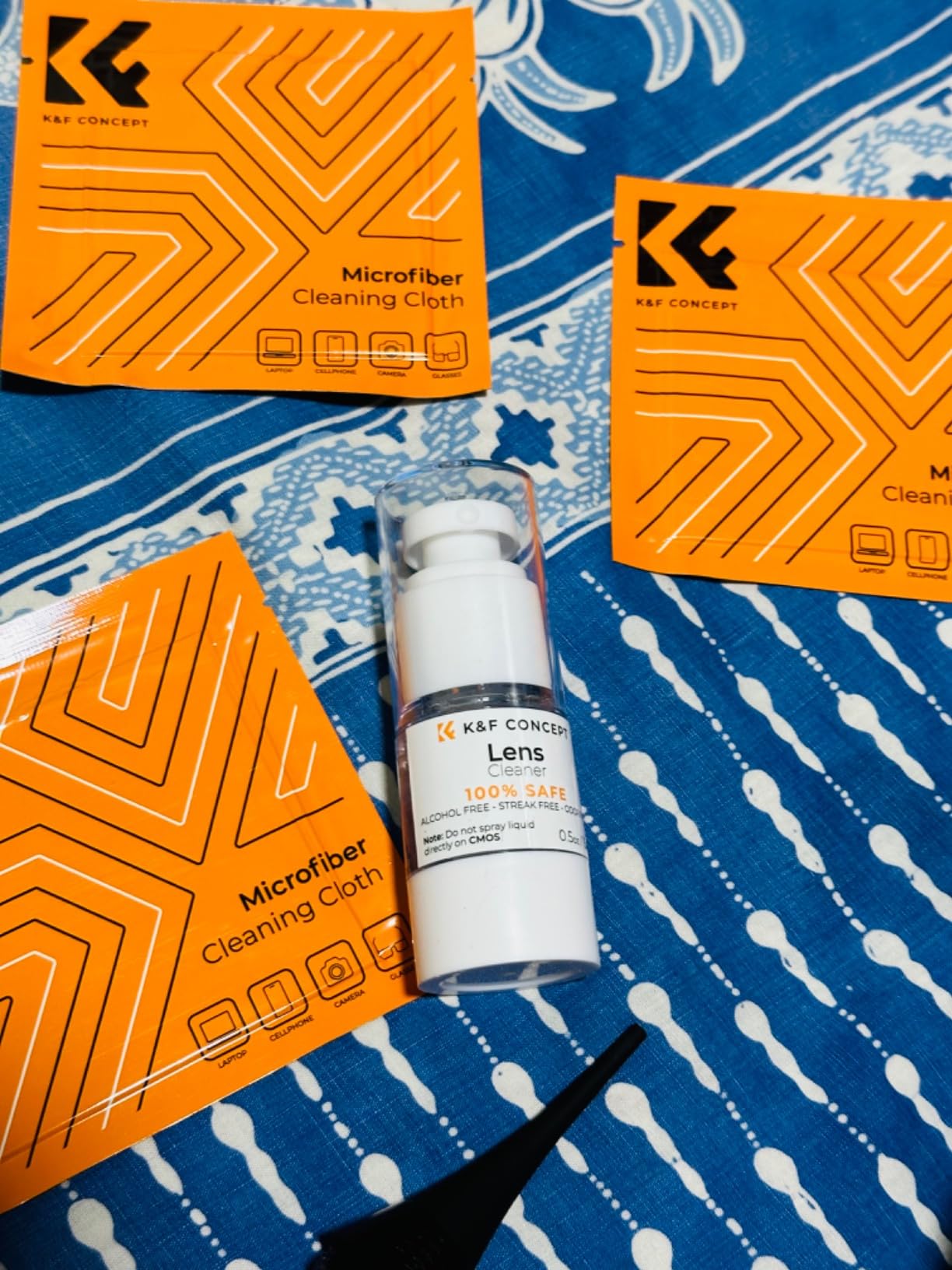K&F CONCEPT 10-in-1 Photo Camera Cleaning Kit for Lensc,Camera, Cell Phones customer photo 2