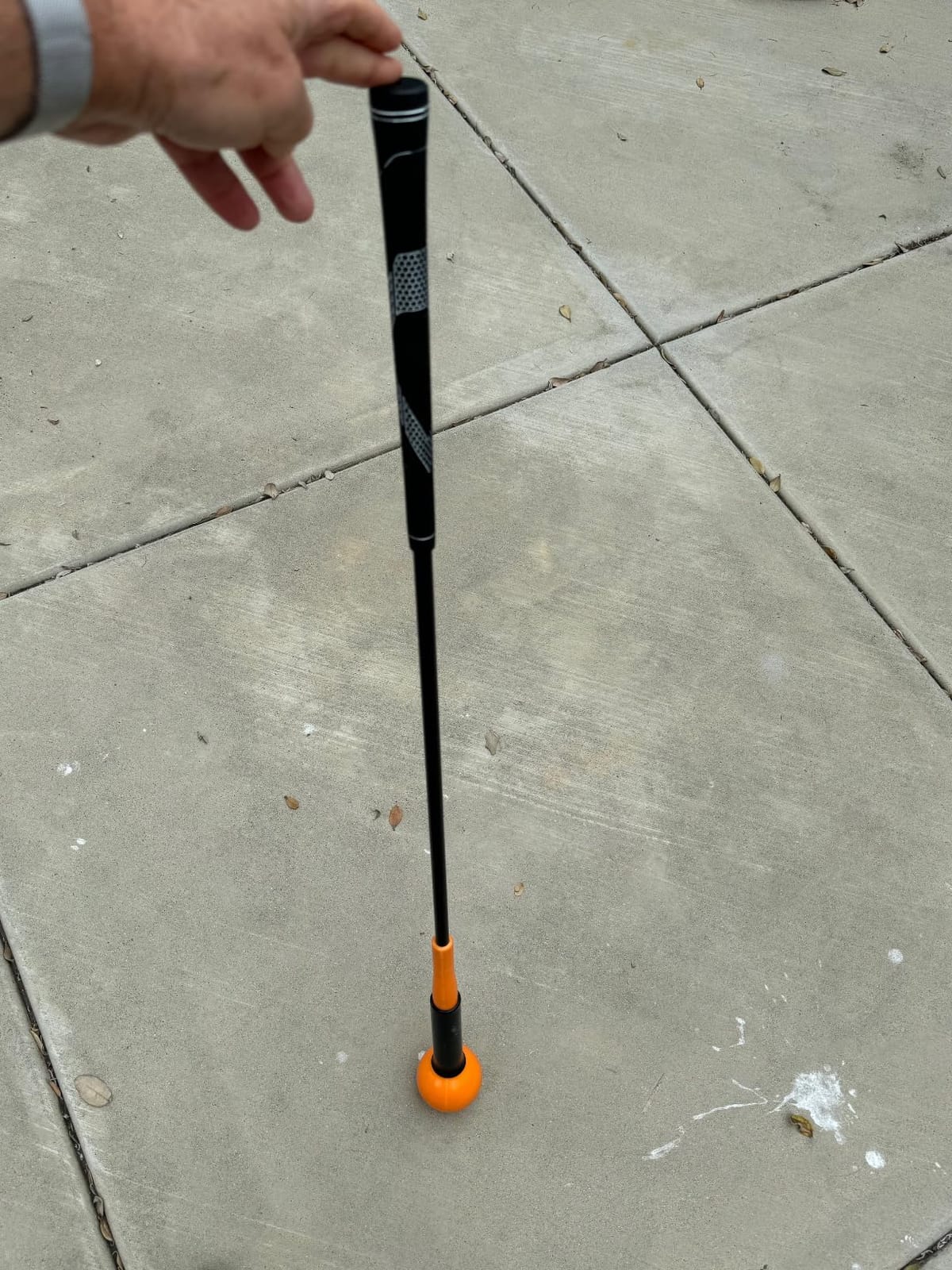 HVY Golf Swing Trainer,Golf Swing Training Aid for Improve Strength Tempo Balance and Flexibility,Golf Warm-Up Stick for Indoor&Outdoor Practice Chipping Hitting Golf Training Aid customer photo 1