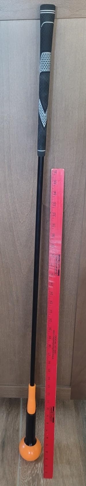 HVY Golf Swing Trainer,Golf Swing Training Aid for Improve Strength Tempo Balance and Flexibility,Golf Warm-Up Stick for Indoor&Outdoor Practice Chipping Hitting Golf Training Aid customer photo 2