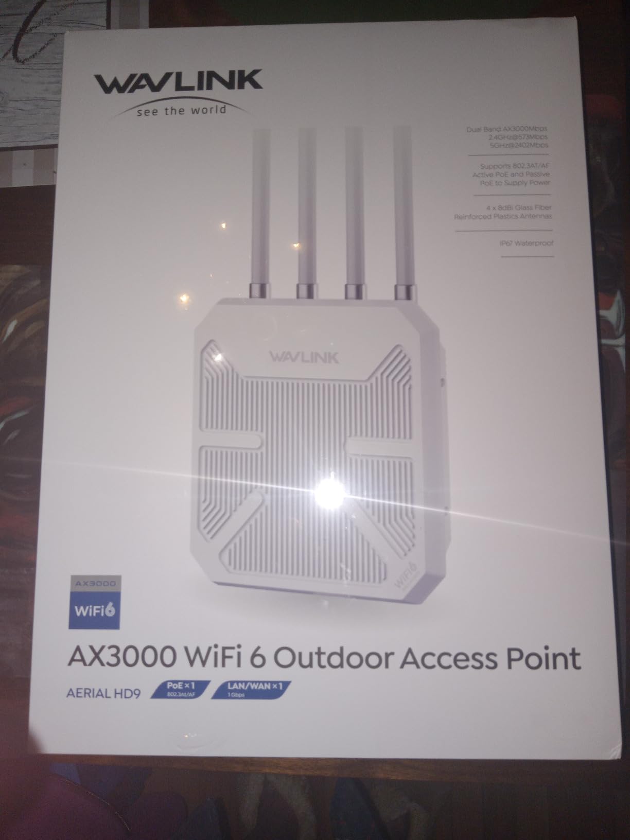 WAVLINK AX3000 Outdoor WiFi 6 Extender Long Range,Outdoor Access Point customer photo 1