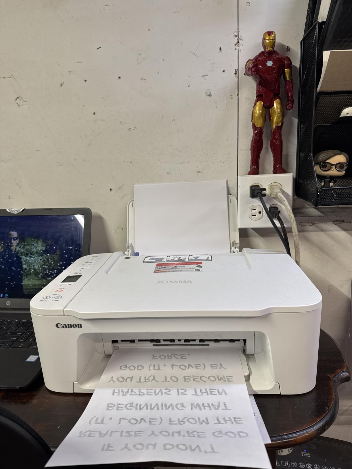 Canon PIXMA TS3720 Wireless All-in-One Printer for Basic Home Printing, White customer photo 2