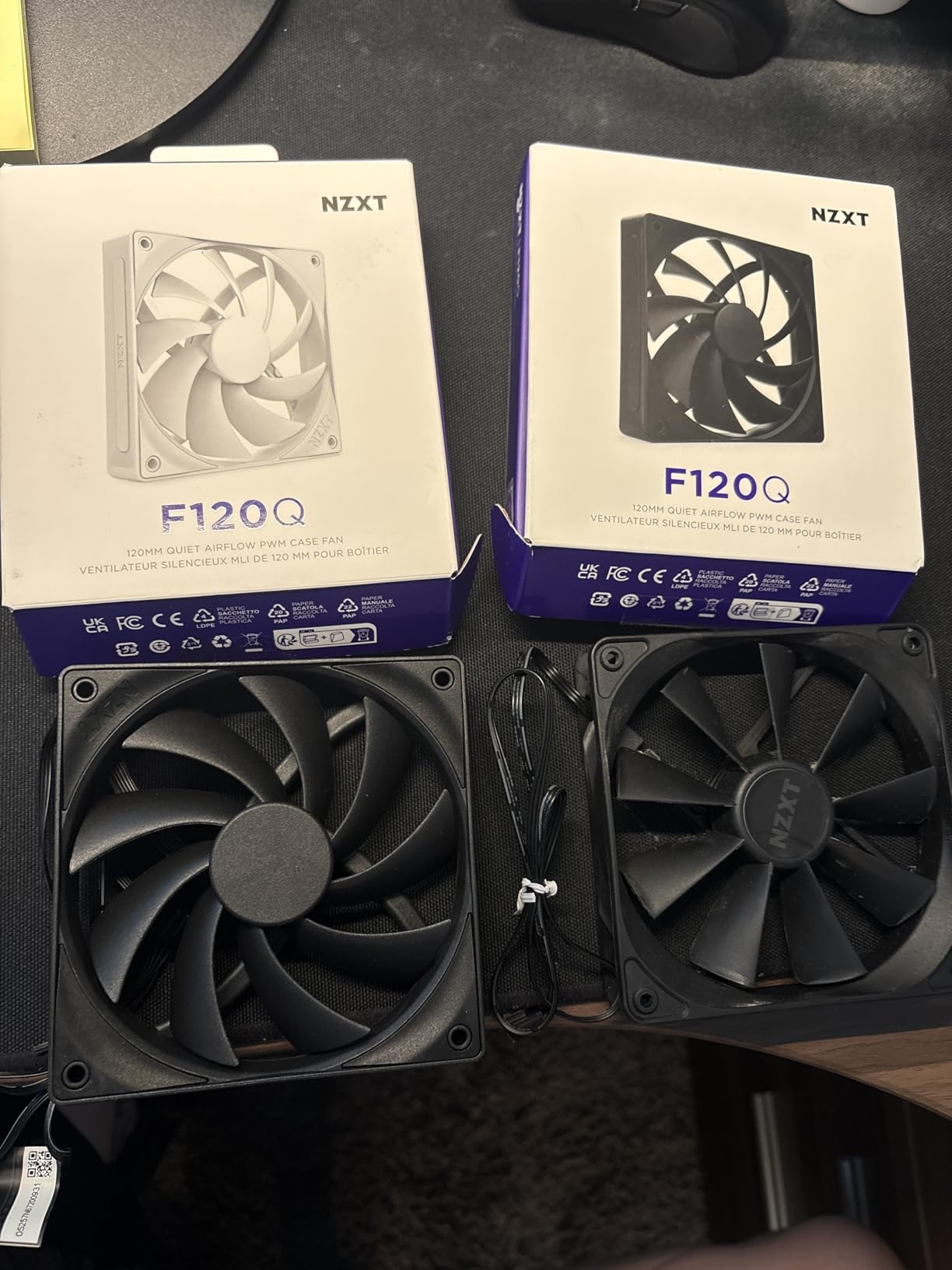 NZXT F120Q - 120mm Quiet Airflow PC Case Fan - Black customer photo 2