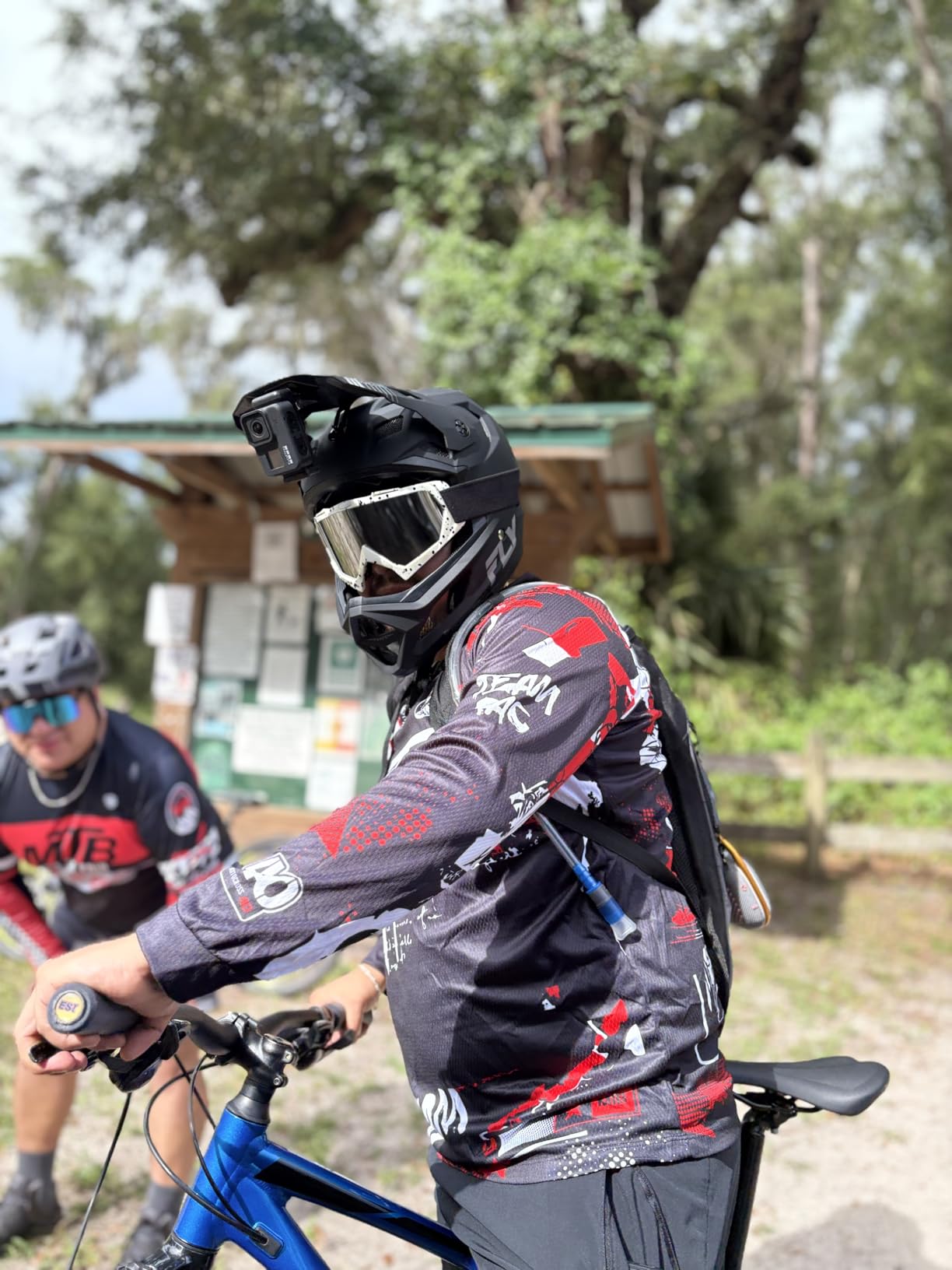 Fly Racing Rayce Full-Face Mountain Bike/BMX Helmet – ASTM F1952 DH Certified, CPSC 1203, CE EN1078, Poly-Alloy Shell, TFV Ventilation, Removable Liner customer photo 2