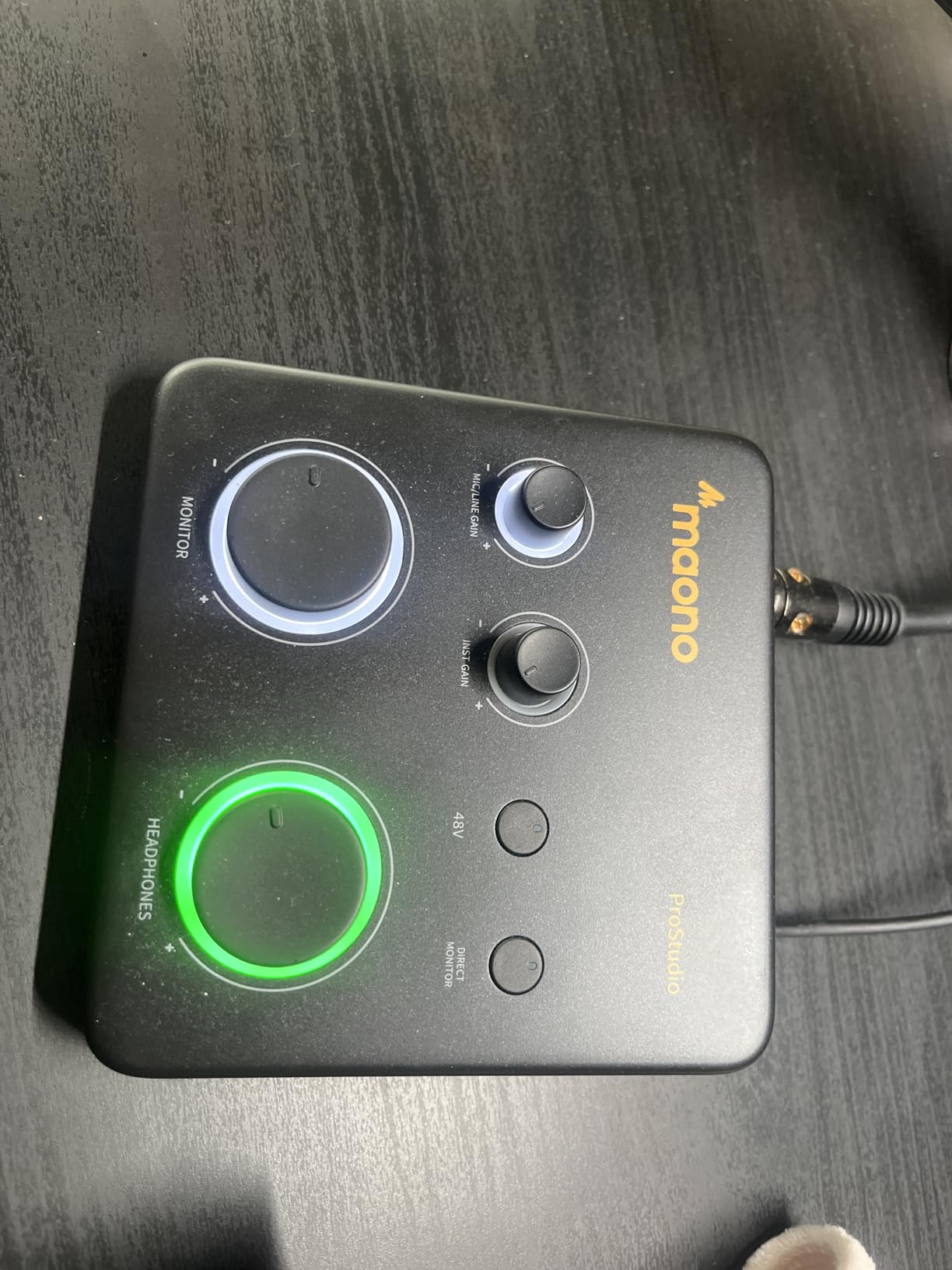 MAONO PS22 Lite USB Audio Interface for PC for Guitar & Vocals Streaming customer photo 2