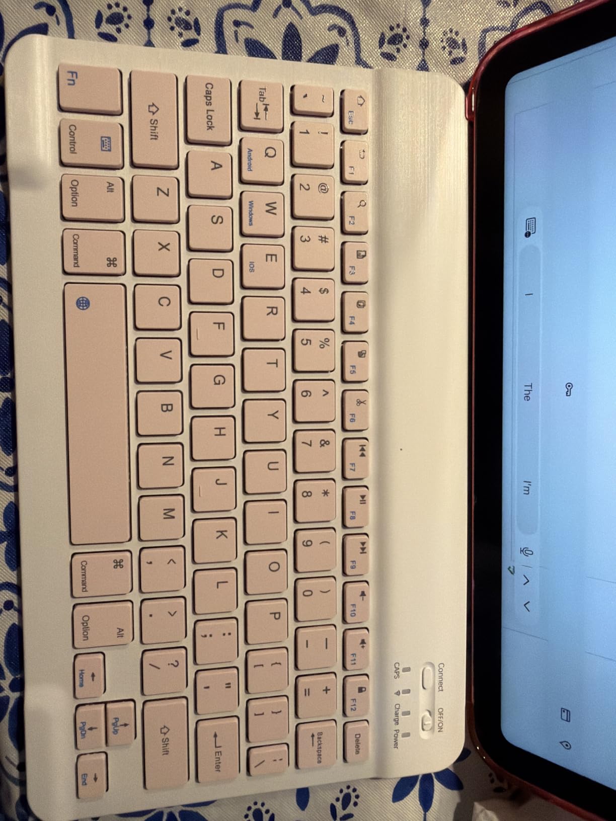 NOOX Bluetooth Keyboard for iPad A16 11th 10th Generation, iPad Pro 13/12/11/10/9/8/7 inch, iPad Air 13/11th Gen, iPad mini Tablets, etc. - Slim Wireless Portable Travel Office Computer Accessories customer photo 1
