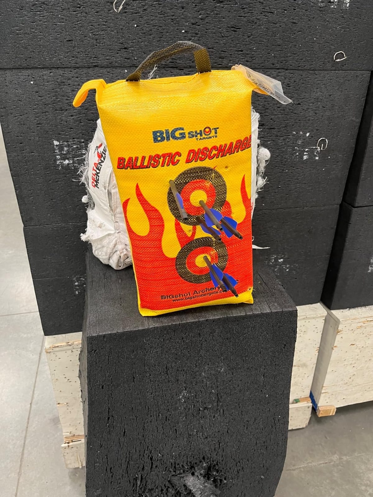BIGSHOT Archery Crossbow Ballistic Discharge Bag Target – 505 FPS Rated, Multi-Layered Core, 18