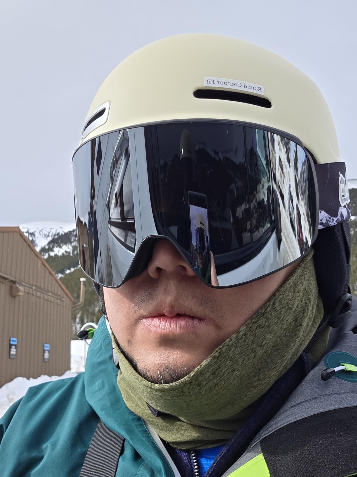 Whale 2027 New Magnetic-Closure Ski Goggles, 2 Interchangeable Lenses/Night Skiing Light-Enhancing Lens, Anti-Fog, Unisex customer photo 1