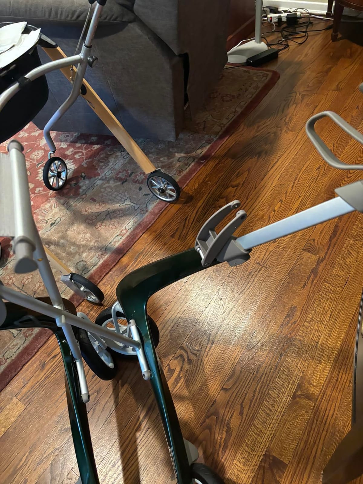 byACRE Carbon Ultralight Rollator Walker - World's Lightest Carbon Rollator - Only 10.6 lbs | Indoor and Outdoor Use | Foldable with seat and Easy to Travel with (Champagne Gold, Wide Track) customer photo 1