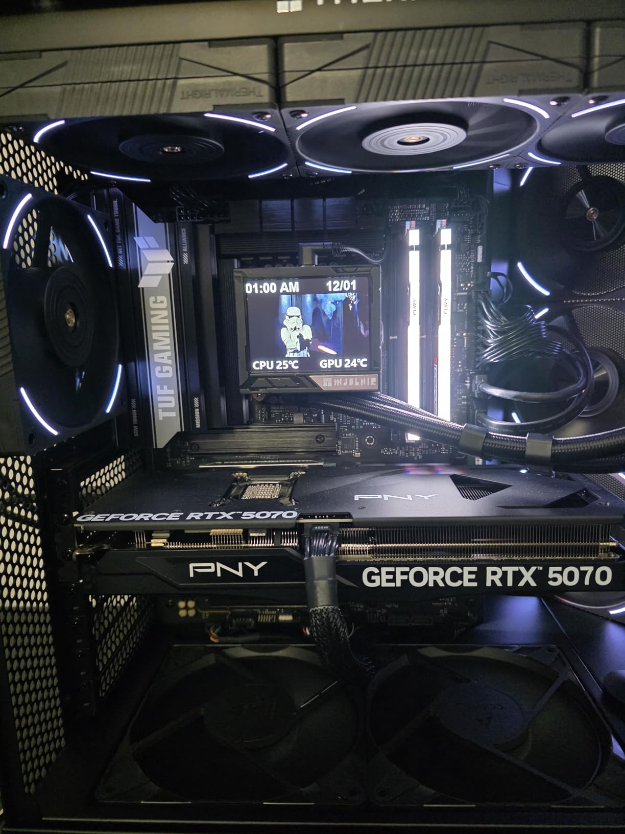 ASUS TUF Gaming B860-PLUS WiFi B860 LGA 1851 ATX Motherboard, Intel® Core™ Ultra Series 2 Ready, Advanced AI PC-Ready, 12+1+2+1 Stages, DDR5,PCIe 5.0, 3X M.2, Wi-Fi 7, 2.5Gb LAN, USB 20Gbps Type-C® customer photo 1