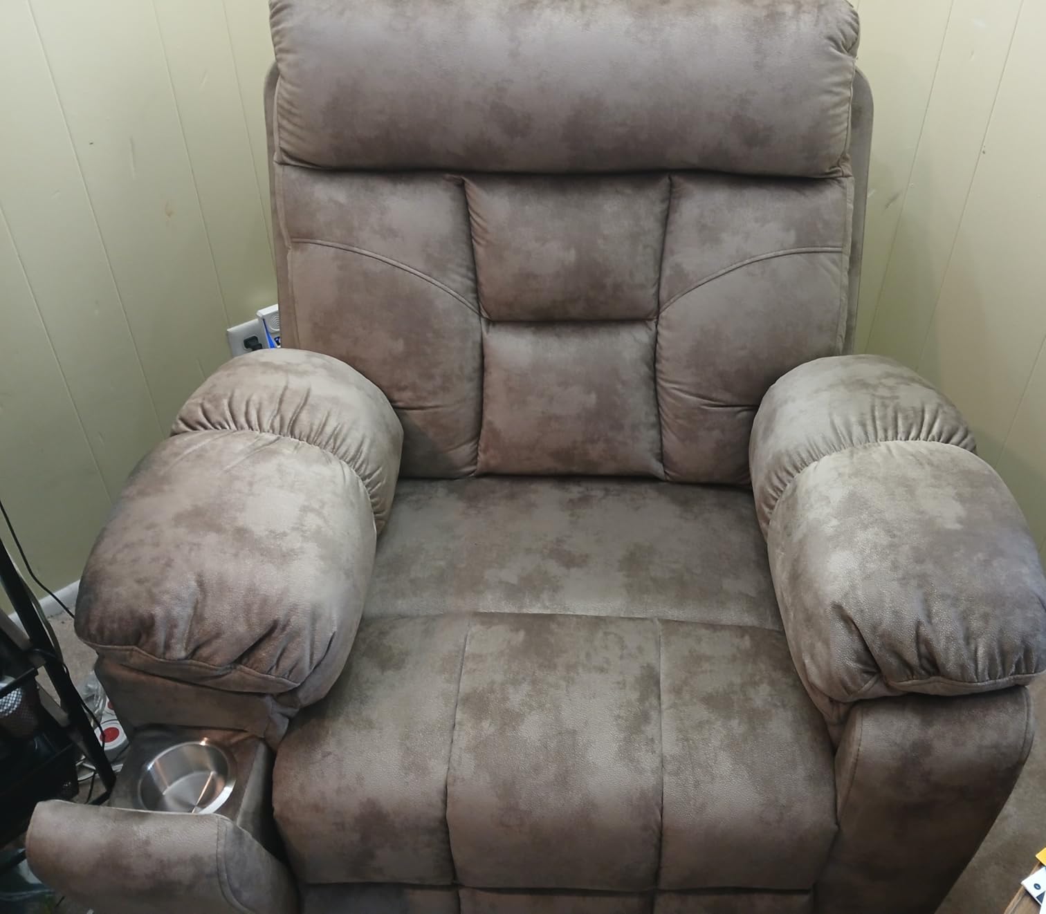 CANMOV Power Lift Recliner Chair with Massage & Heat for Big & Tall, Grey customer photo 1