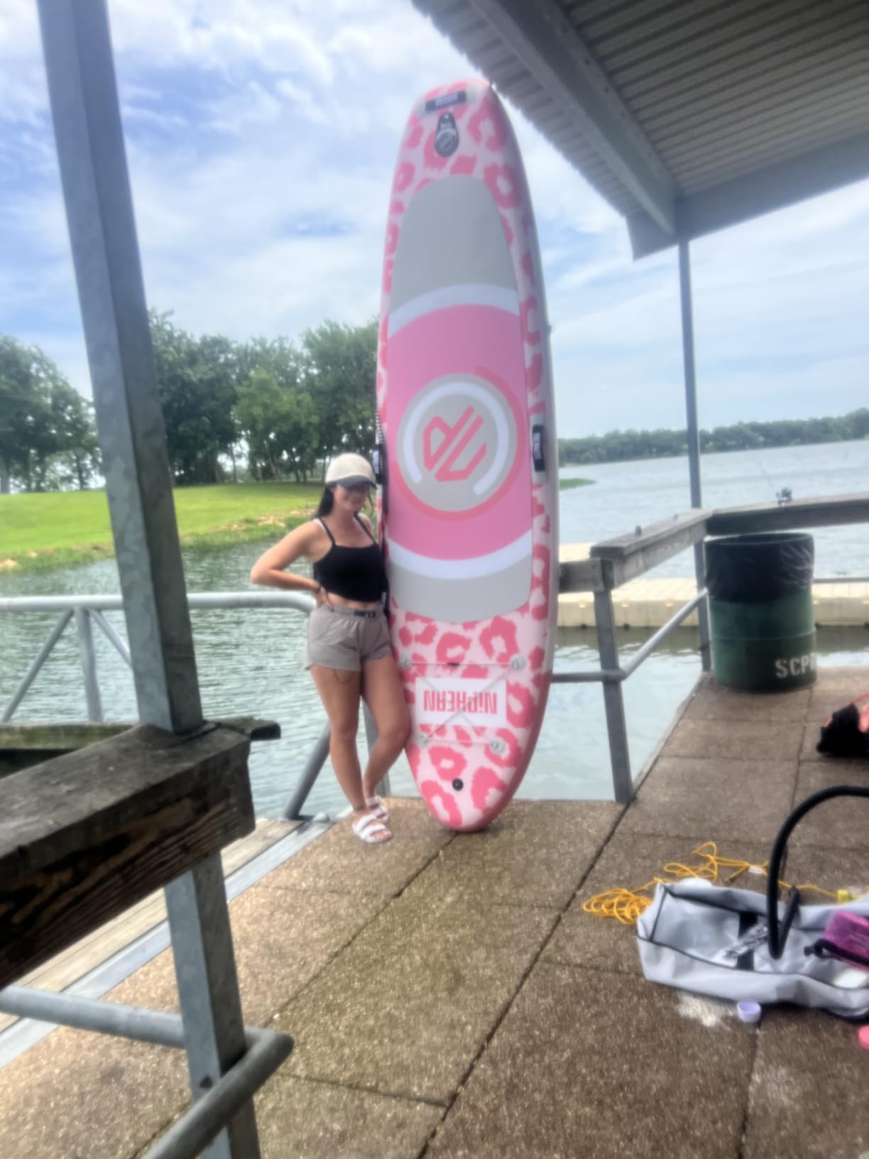 Niphean 10' Inflatable Paddle Board, Ultra-Light SUP for Beginners customer photo 2