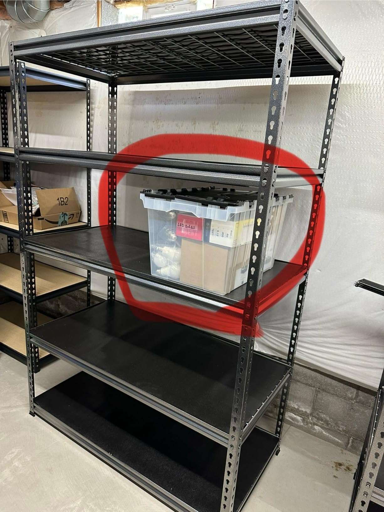 WORKPRO 8000LBS Storage Shelves, 77