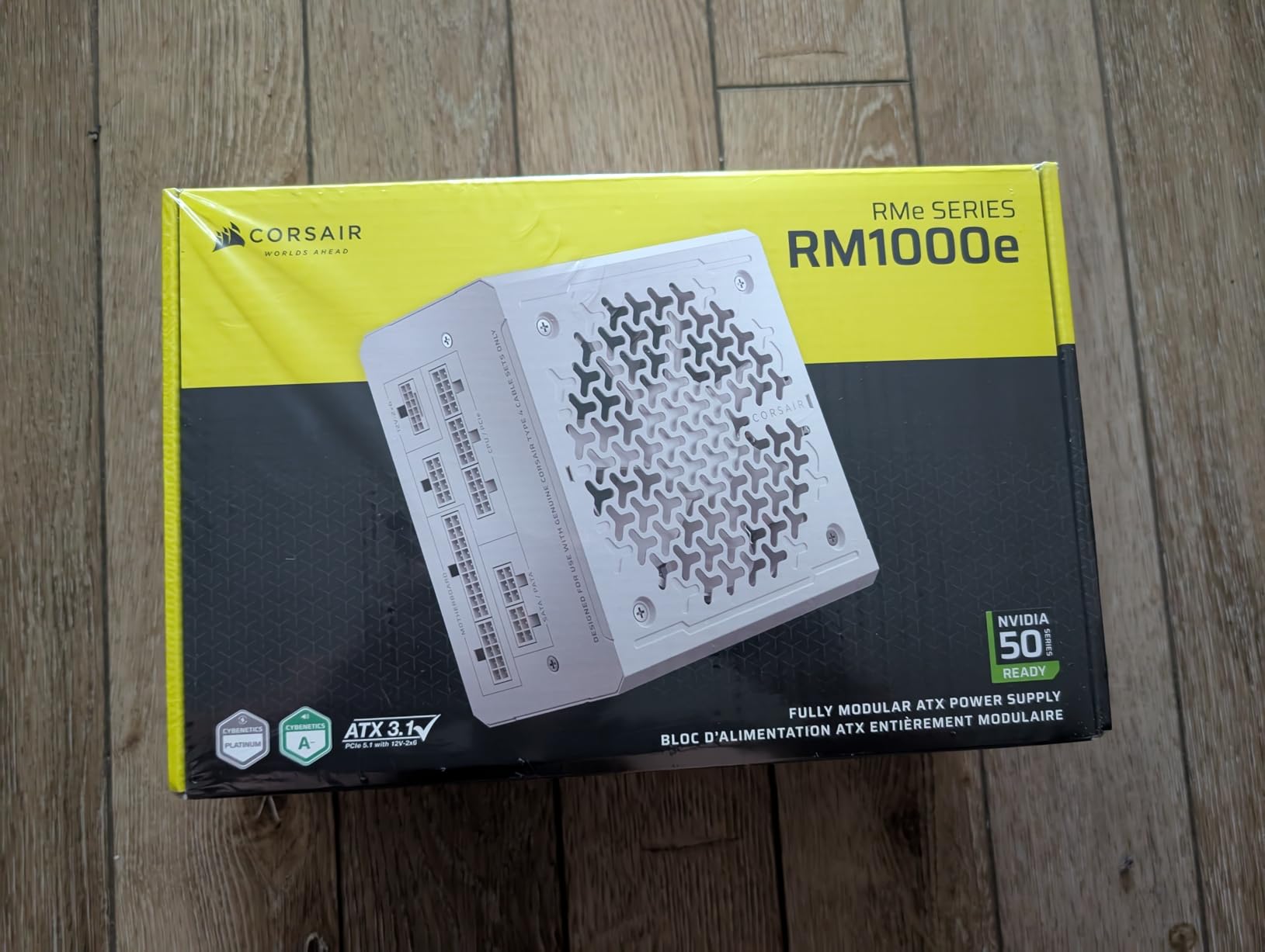 CORSAIR RM1000e (2025) ATX 3.1 PCIe 5.1 Ready 1000W Power Supply – Black customer photo 2
