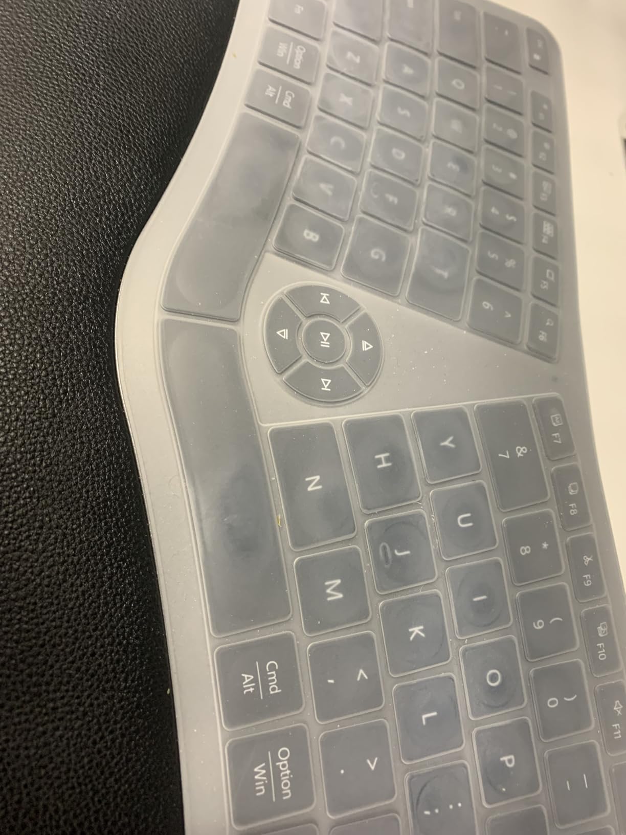 ProtoArc EK01 Plus Backlit Bluetooth Ergonomic Keyboard, Full Size, Grey customer photo 2