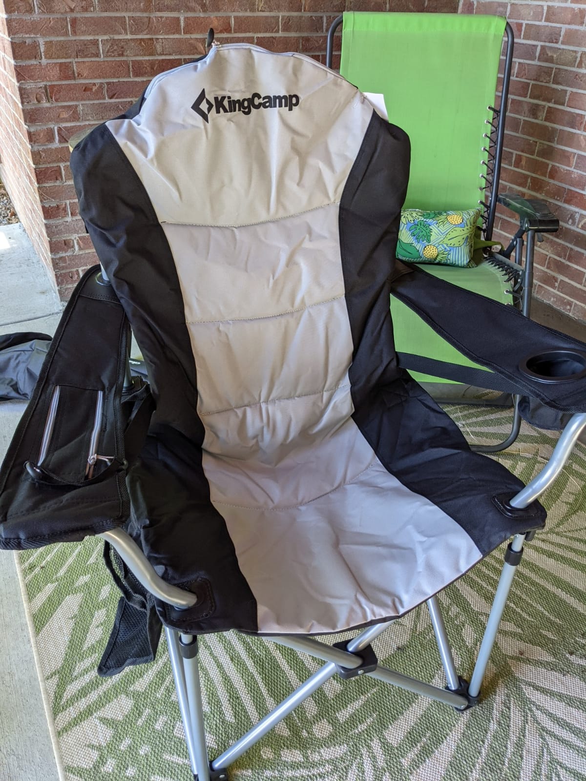 KingCamp Oversized Camping Chair, 550lb Heavy Duty with Lumbar Support customer photo 2