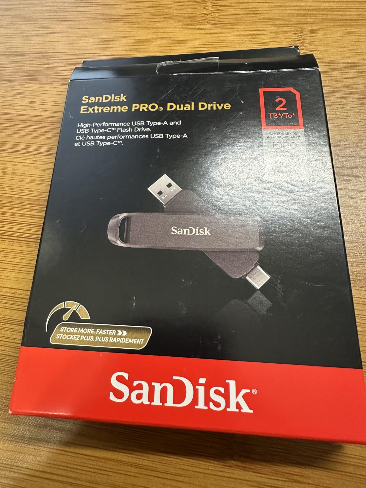 SANDISK 1TB Extreme PRO Dual Drive, USB-C+USB-A, Up to 1000MB/s Read Speeds customer photo 2