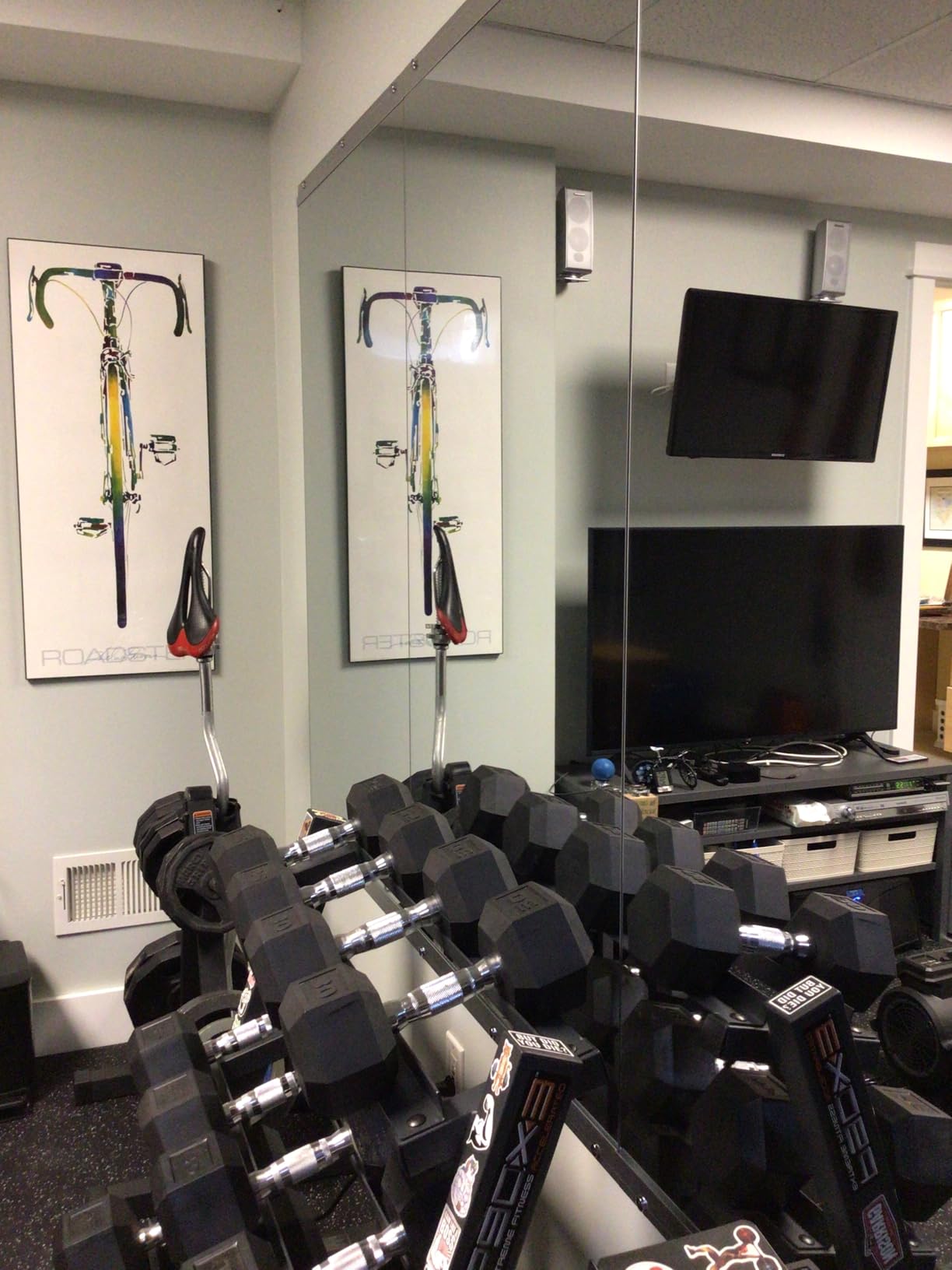 60x40 in Home Gym Mirrors,1-Pack,Frameless,Wall Mounted customer photo 1