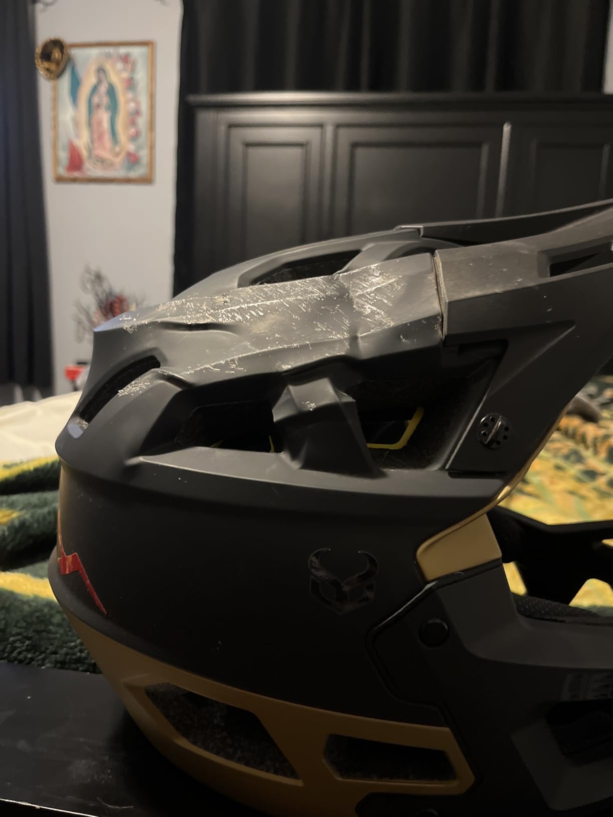 Demon United Podium X MIPS Full Face Mountain Bike Helmet- Removable Fit Pad Options- Advanced Venting System-Lightweight - Fullface DH BMX MTB Helmet customer photo 2