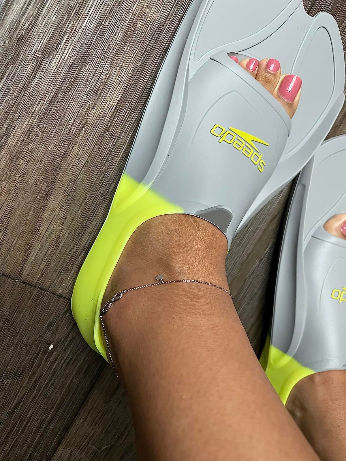 Speedo Unisex-Adult Swim Training Fins Silicone customer photo 2