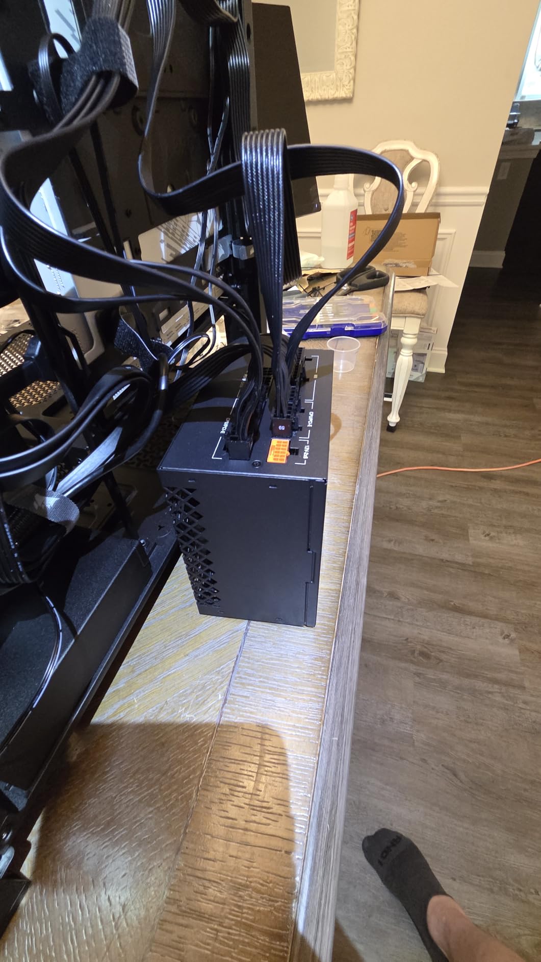 Rosewill VMG 1000W 80+ Gold, ATX 3.0 & 3.1 Compatible, Full Modular Low-Noise Power Supply, PCIe 5.1 12V-2x6 Connector, 100% Japanese Electrolytic Capacitor, 120mm FDB Silent Fan - 5 Year Warranty customer photo 2