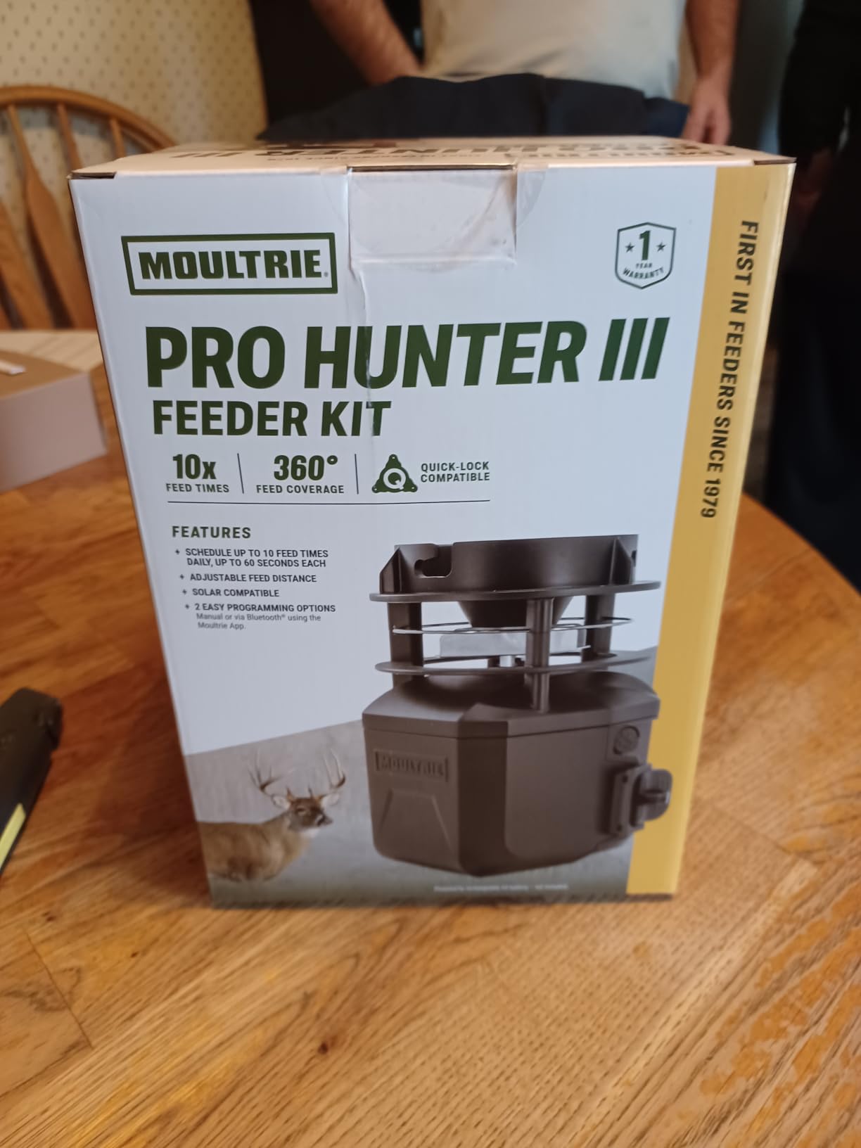 Moultrie Pro Hunter III Feeder Kit - Bluetooth App Control customer photo 1