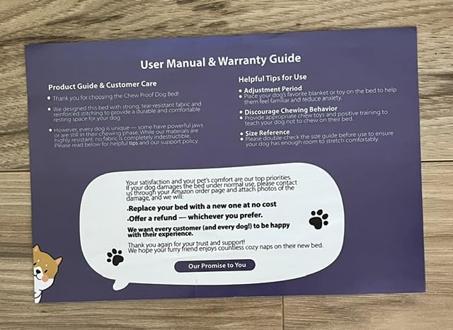 Chew Proof Indestructible Dog Crate Pad,Medium (22
