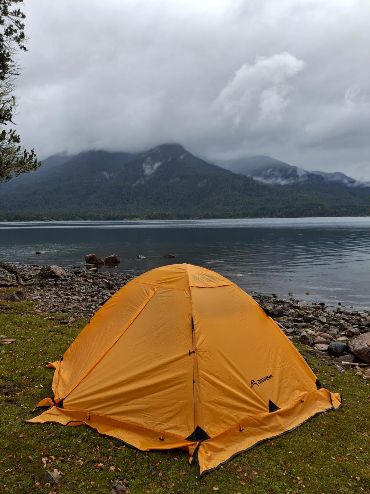 BISINNA 4 Season Tent for Backpacking Winter Tents 2 Person Lightweight Cold Weather Tents Waterproof Double Layer All Season Tent Aluminum Alloy Poles Easy Set Up for Camping, Hiking, Outdoor customer photo 1