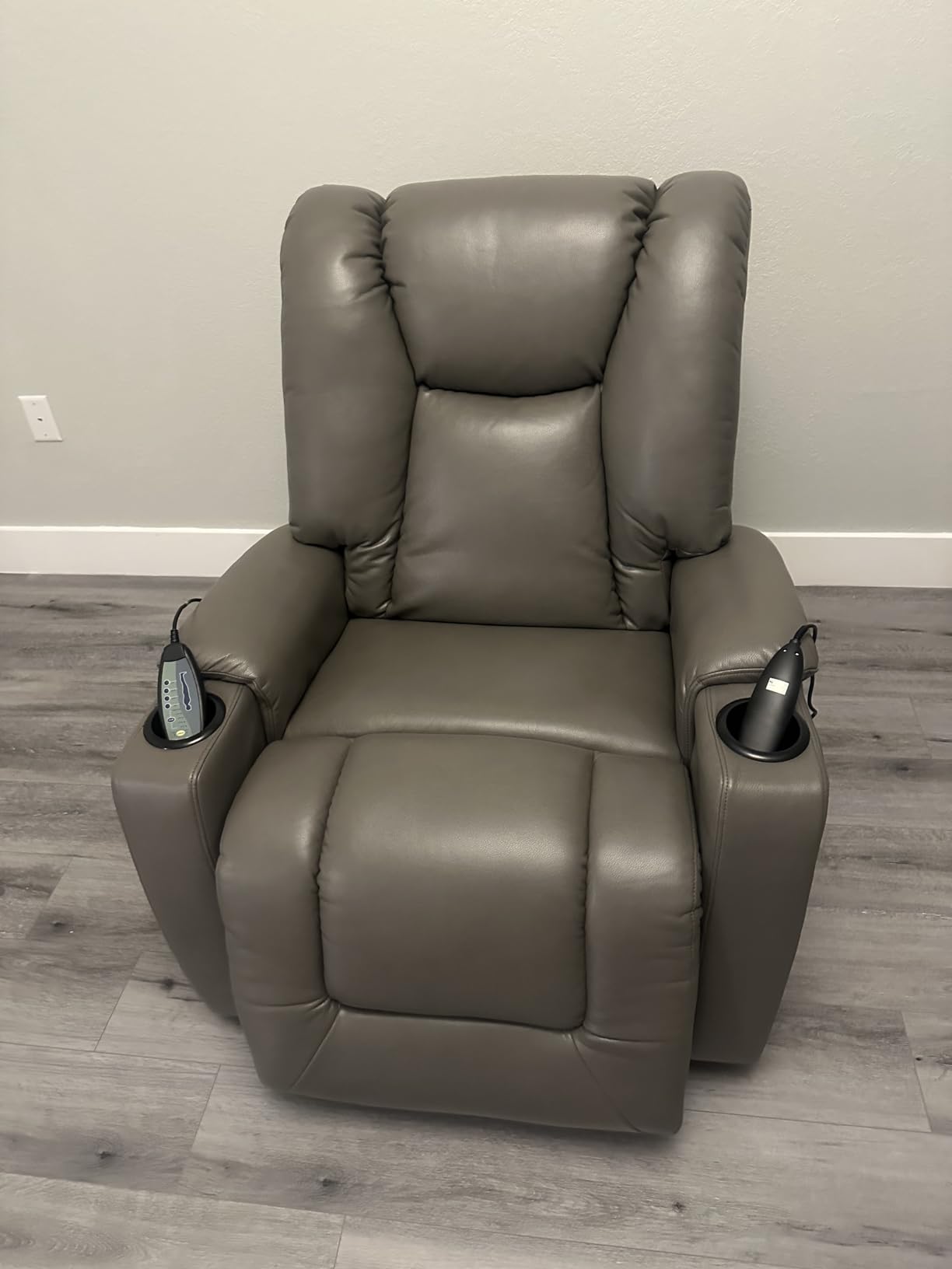 Power Lift Recliner Electric Chair for Elderly with USB Charge Port, Gray customer photo 1
