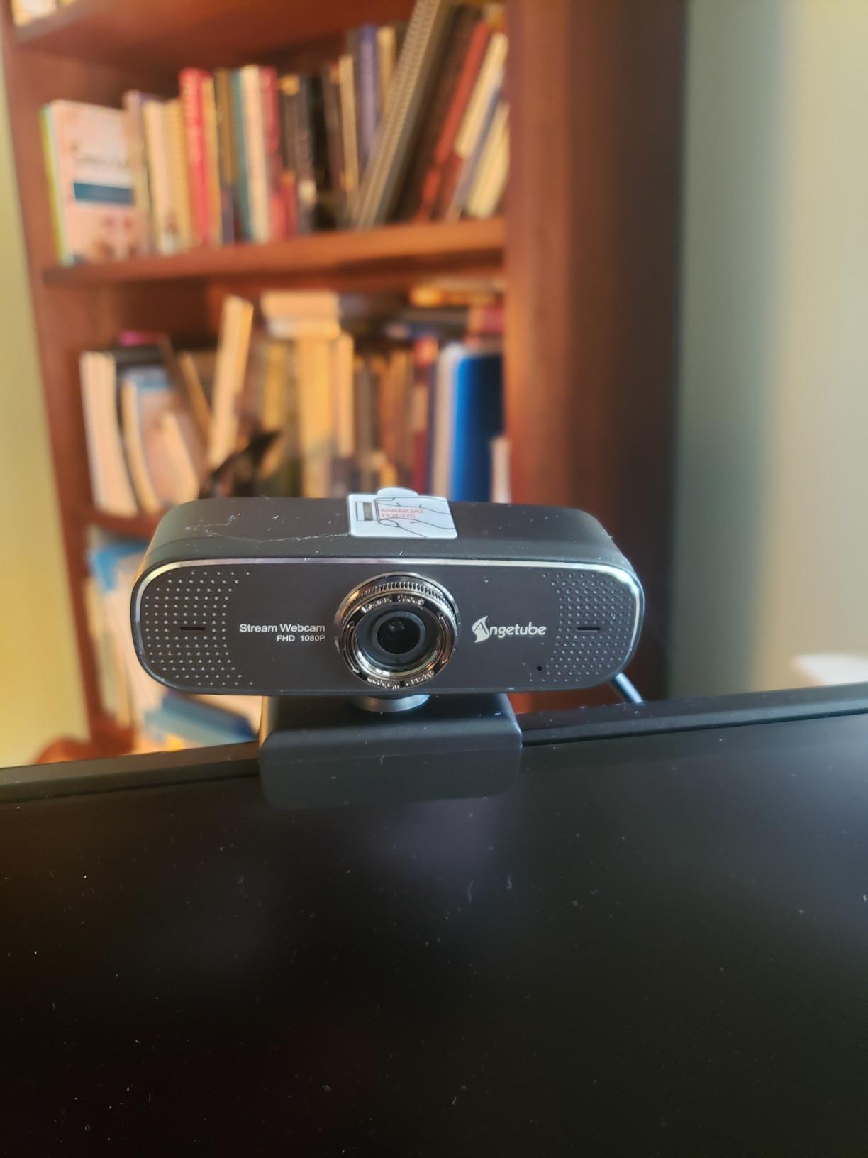 Angetube 1080P Webcam with Microphone, Autofocus Computer Caemra for PC customer photo 1