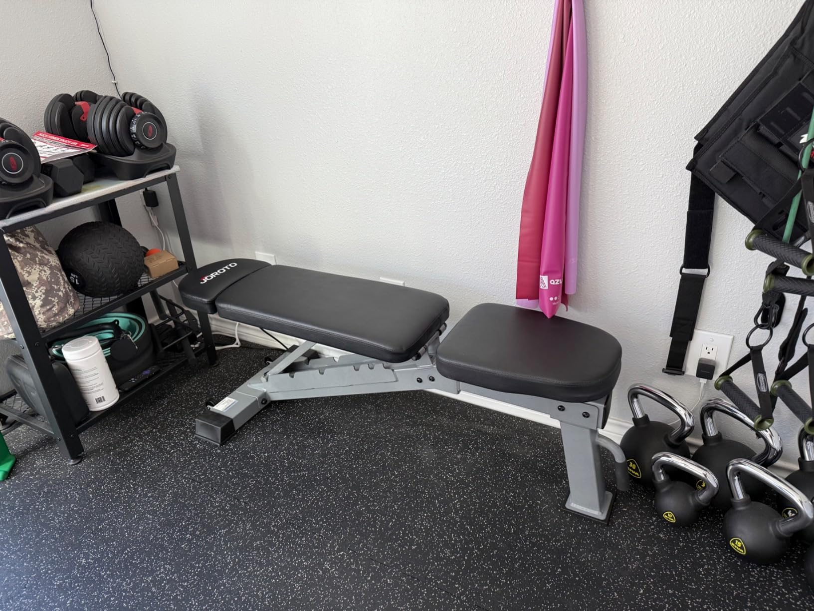 JOROTO FID Adjustable Weight Bench 1300LBS Capacity for Home Gym customer photo 1